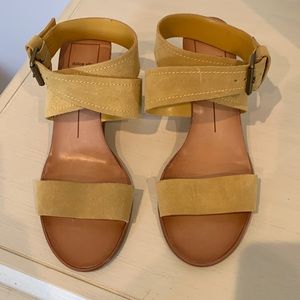 Brand new Dolce Vita wedges in yellow. Size 8